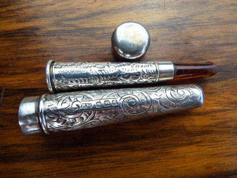 cigarette holder antique Antique Amber Silver Cheroot Holder & Case cigarette holder antique Antique Amber Silver Cheroot Holder & Case