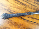 Antique Leather Walking Cane Plantation Cane Swagger Stick