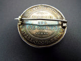 Antique Silver Temperance Total Abstinence Medal British India Badge Pin 1862