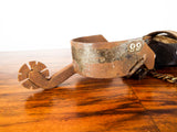 Vintage Western Cowboy Spurs Concho Belt Silver Overlay Ranch Decor Caballeros