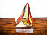 Vintage Color Modern Abstract Soapstone Sculpture by Beatrice W Eiges Modern Art
