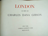 Antique 1897 Signed Charles Dana Gibson London Book Autographed Limited Edition