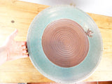 Vintage 1970s Green Studio Art Pottery Frog Serving Plate Ceramic Appetizer Dish
