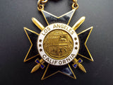Vintage Native Sons of the Golden West Badge Los Angeles Parlor 43 Pin Medal