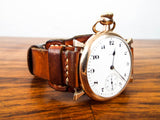 Antique Elgin Pocket Watch Converted Wrist Watch ~ 10k Gold Filled