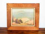 Vintage Signed Landscape Painting by California Artist Emilie Hall
