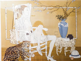 Vintage Original Philippe Noyer 1983 Maud Signed Limited Ed Serigraph 196/225