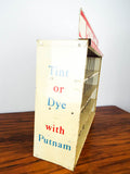 Vintage Advertising Putnam Dyes General Store Countertop Display Tin Cabinet 40s