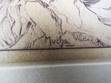 Alphonse Mucha Artists Proof Study Print