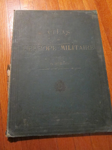 Dreyfus Affair Era Personal Military Maps for Edmond Dubail, 1880 - Yesteryear Essentials
 - 1