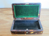 Antique  Tortoise Shell & Sterling Silver Mappin and Webb Pin Box - Yesteryear Essentials
 - 4