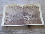 Stereoscope Card by Charles Emery "Gibbs Peak & Lakes of the Clouds" - Yesteryear Essentials
 - 1